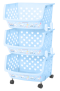 ตะกร้าอเนกประสงค์มีล้อ 3 ชั้น สูง 60 ซม. ลาย Cinnamoroll